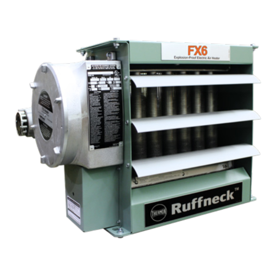 Thermon Ruffneck FX6 Series Installation, Operation & Maintenance Instructions Manual