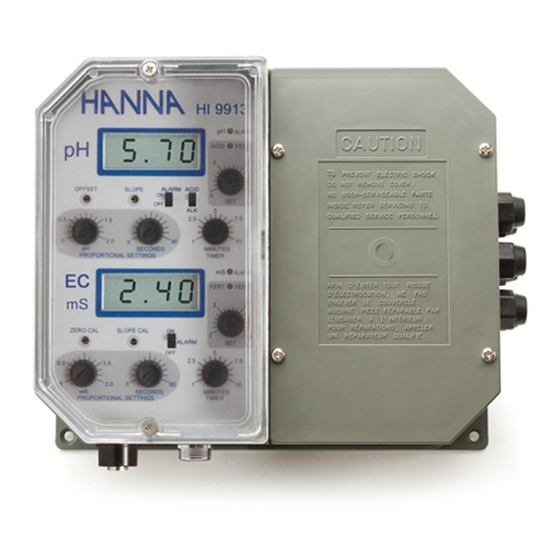 Hanna Instruments HI 9923 Instruction Manual