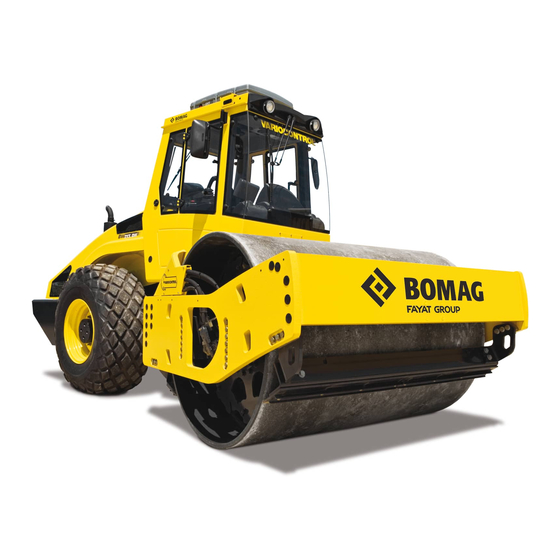 Bomag BW 213 D-4 Operating Instructions, Maintenance Instructions