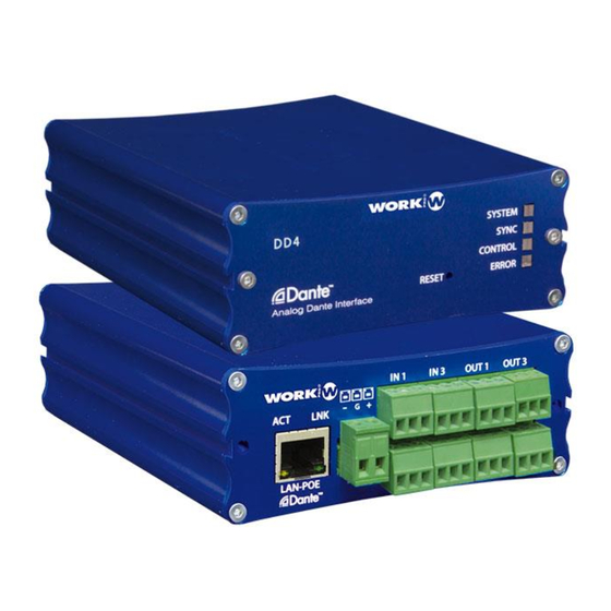 WorkPro DD4 User Manual