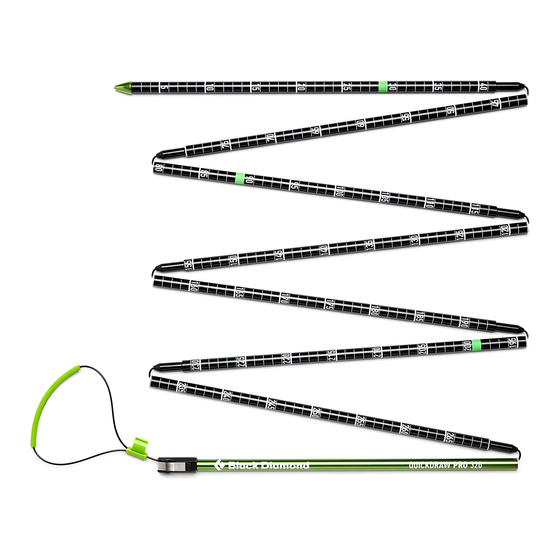 Black Diamond Equipment Quickdraw Probe Manual