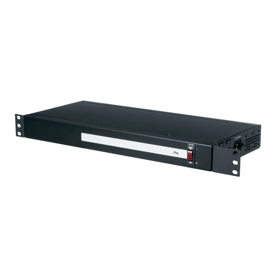 Middle Atlantic Products PD-DC-125R Instruction Sheet