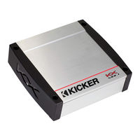 Kicker KX1200.1 Owner's Manual