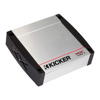 Kicker KX600.1 Owner's Manual
