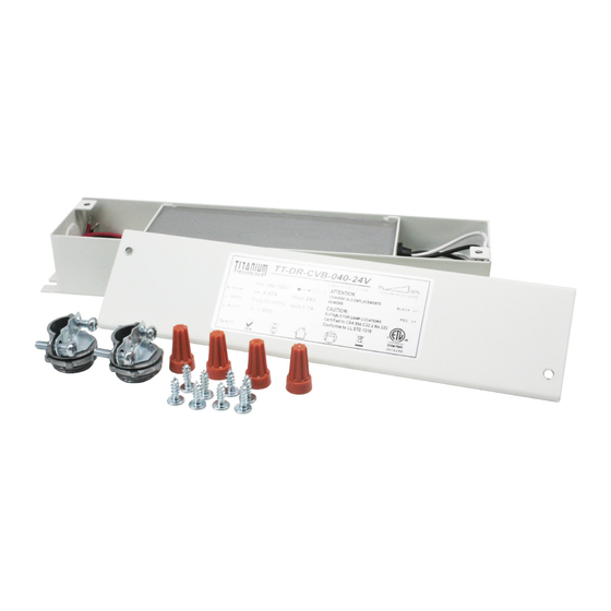 Titanium TT-DR-CVB-040 Quick Start Manual