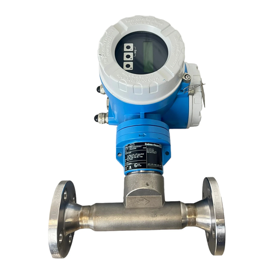 Endress+Hauser Proline t-mass 65 Brief Operating Instructions