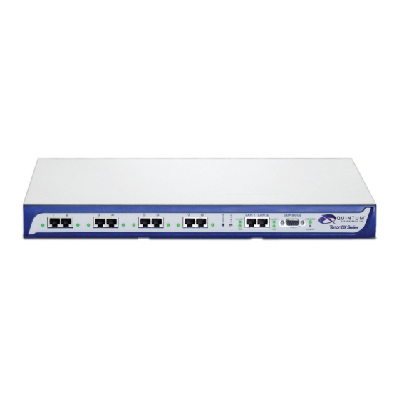Quintum BX Series BX204 Supplementary Manual