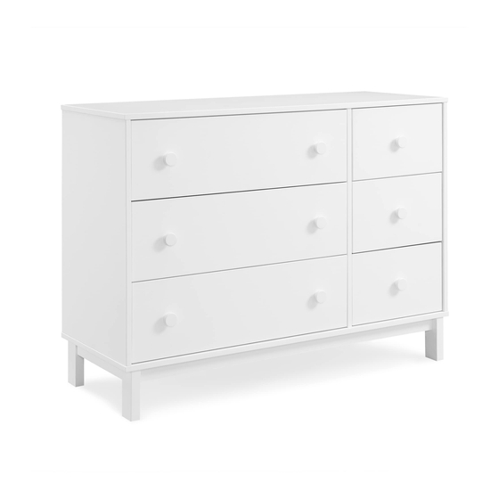 Delta Children babyGap Legacy 6 Drawer Dresser Instructions Manual