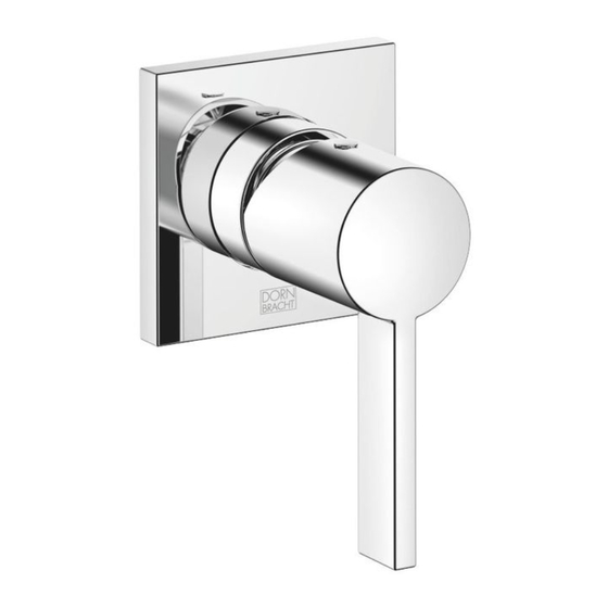 Dornbracht 36 060 660 Series Installation Instructions Manual