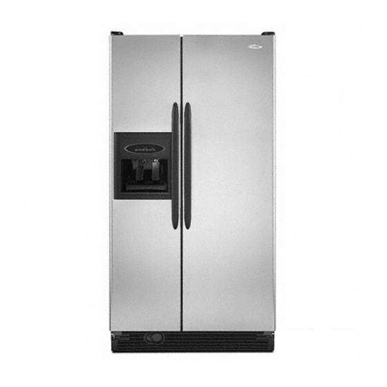 Maytag MSD2242VEU - 25 cu. Ft. Refrigerator Dimensions