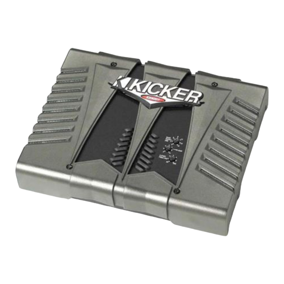 Kicker KX1200.1 Manual