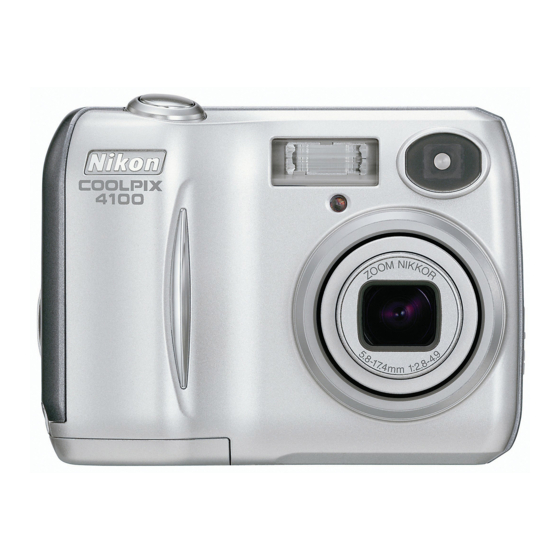 Nikon Coolpix 4100 Quick Start Manual