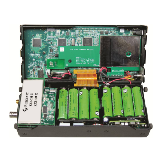 ELECRAFT KX3-2M Installation And Operating Instruction Manual