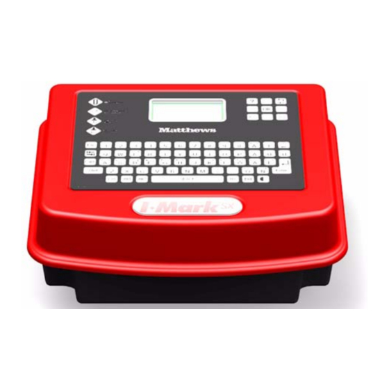 Matthews Marking Systems I-Mark SX-32e Technical Manual