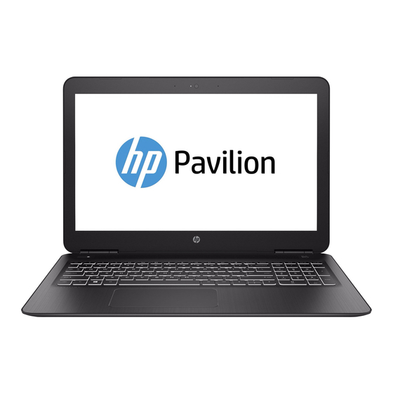 HP Pavilion 15-bc300 Manuals