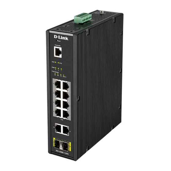 D-Link Dis-200G Series Web Ui Reference Manual