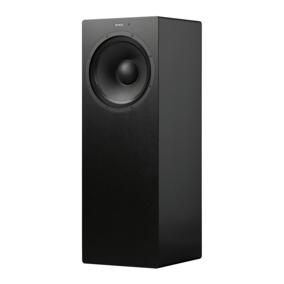 Genelec W371A Operating Manual