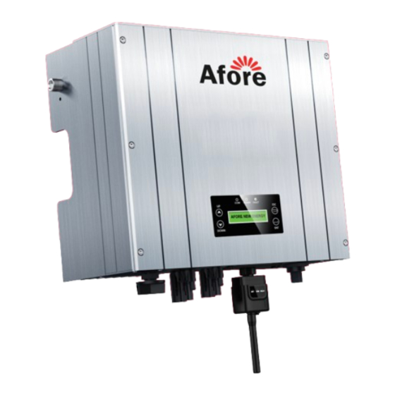 Afore HNS3000TL Installation And Operation Manual