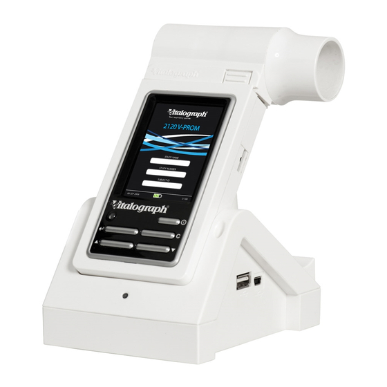 Vitalograph In2itive e-Diary Instructions For Use Manual
