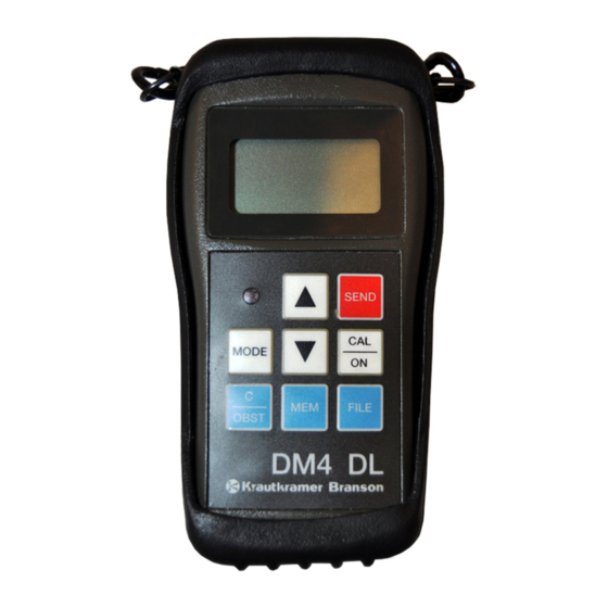 Krautkramer DM4 Manual