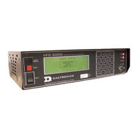 Daktronics VFC-3000 Operation Manual