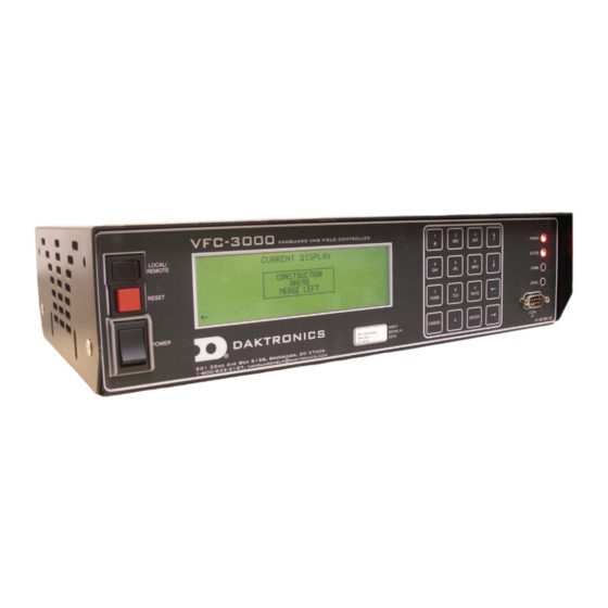 DAKTRONICS VFC3000 OPERATION MANUAL Pdf Download ManualsLib