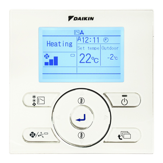 Daikin BRC1E51 Quick Reference