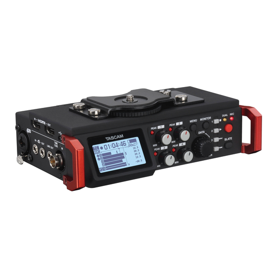 Tascam DR-701D Owner's Manual