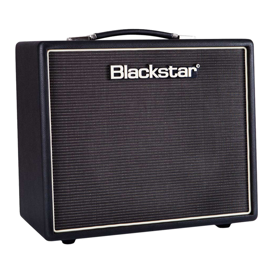 Blackstar Studio 10 EL34 - Tube Combo Amp Manual