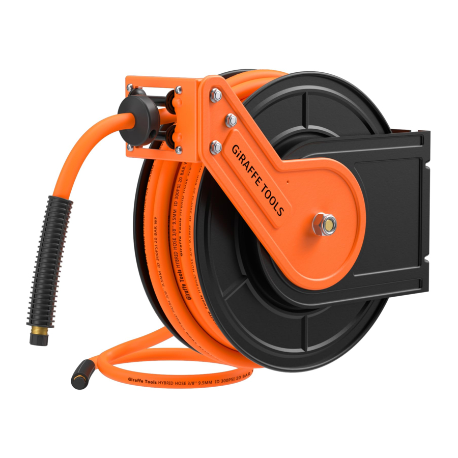 Giraffe Tools TA10B - Air Hose Reel Manual | ManualsLib