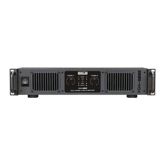 Ahuja XDA-5002 Operation Manual