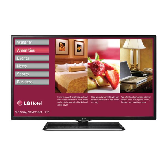 LG 32LP645H Quick Reference Manual