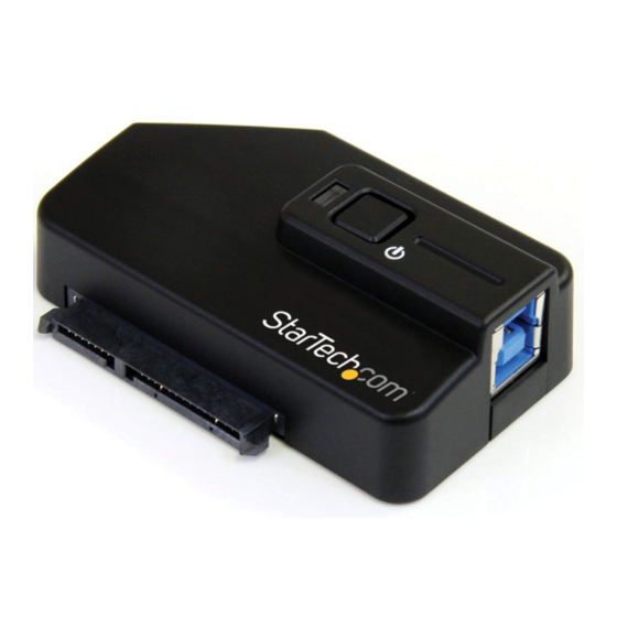 StarTech.com USB3S2SATA Instruction Manual