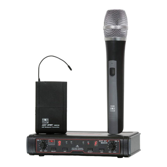 Galaxy Audio Any Spot User Manual