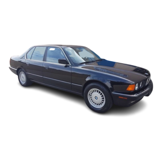 BMW 1991 735iL(E32) Electrical Troubleshooting Manual