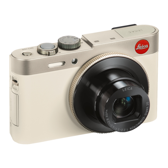Leica C Instructions For Use Manual