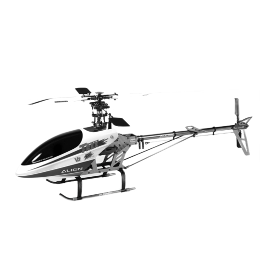 Align T-rex 450SE KX015042TA 3K Instruction Manual
