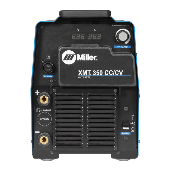 Miller XMT 350 CC/CV Manuals