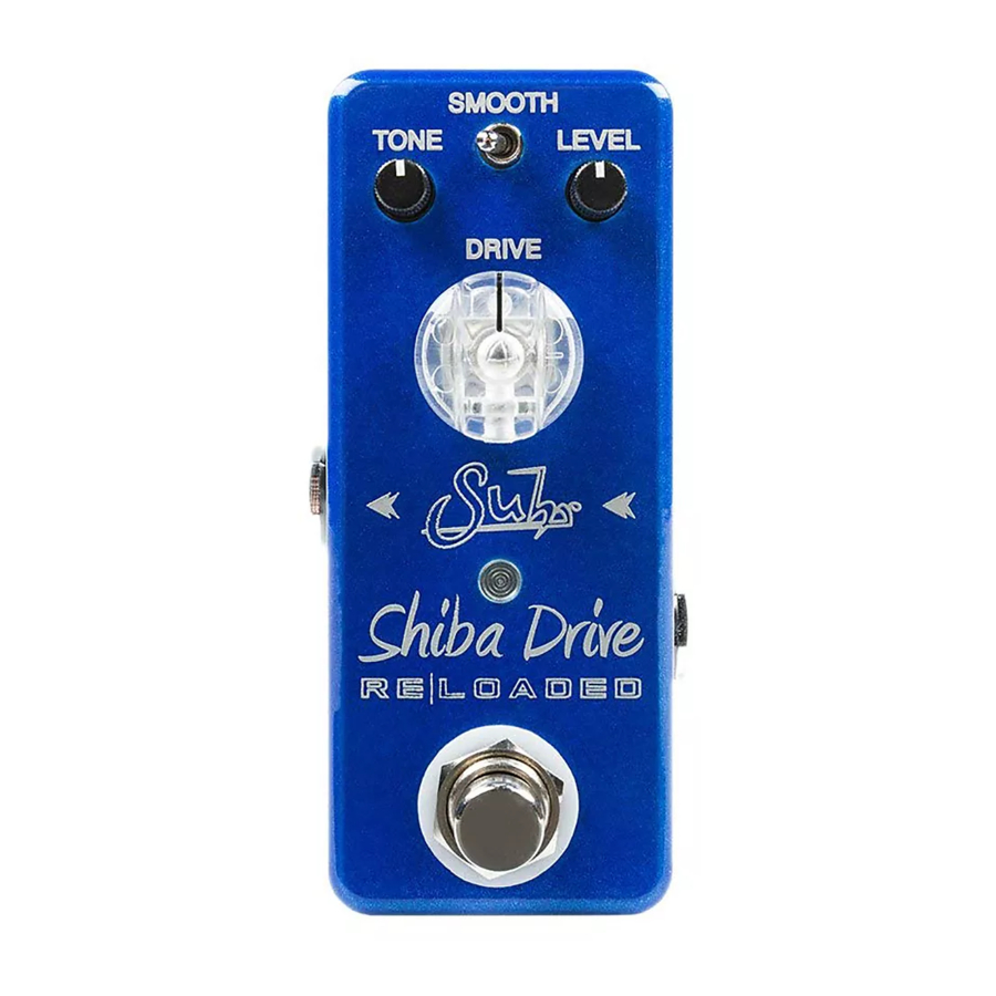 Suhr Shiba Drive Reloaded Mini User Manual