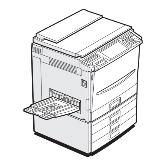 Savin Copier SDC326 Manuals