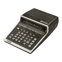 Sharp COMPET PC-1001 Instruction Manual