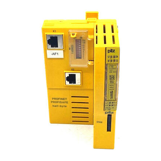 Pilz PSSu H S PN Manuals