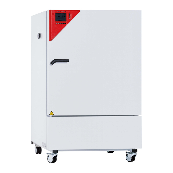 Binder KBF Series Service Manual