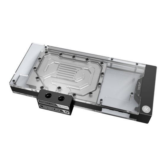 ekwb EK-Quantum Vector2 Strix RTX 3080/90 ABP Set D-RGB User Manual