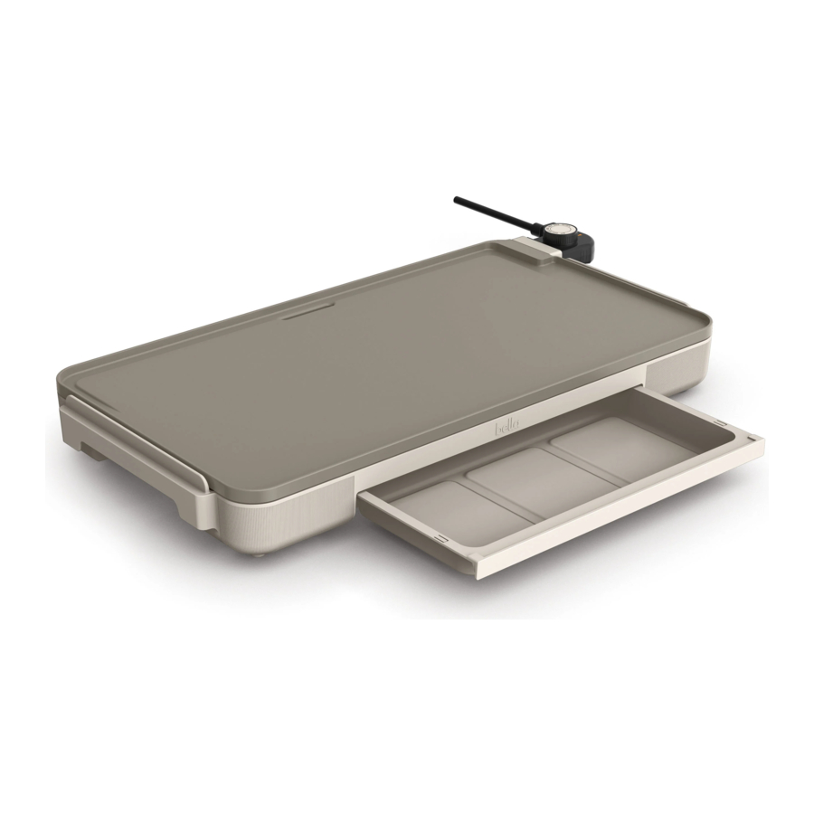 Bella 12" x 22" Griddle Manual