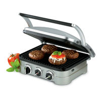 Cuisinart Griddler CGR-4C Instruction Booklet