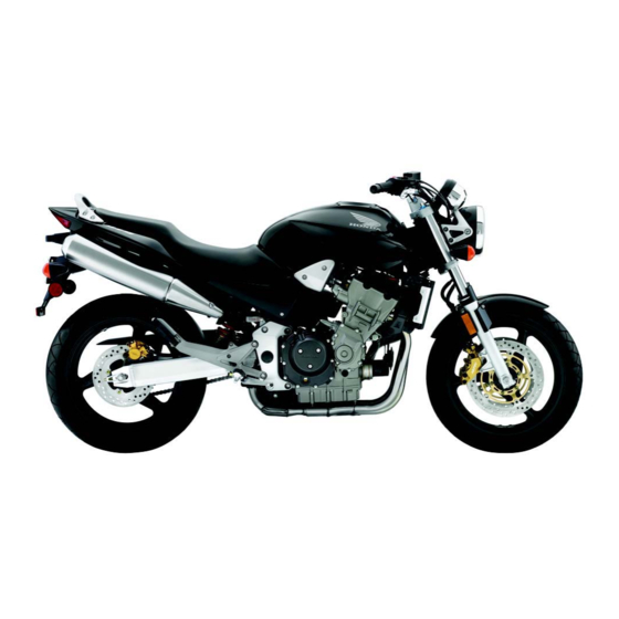 Honda 2005 CB900F Setup Instructions