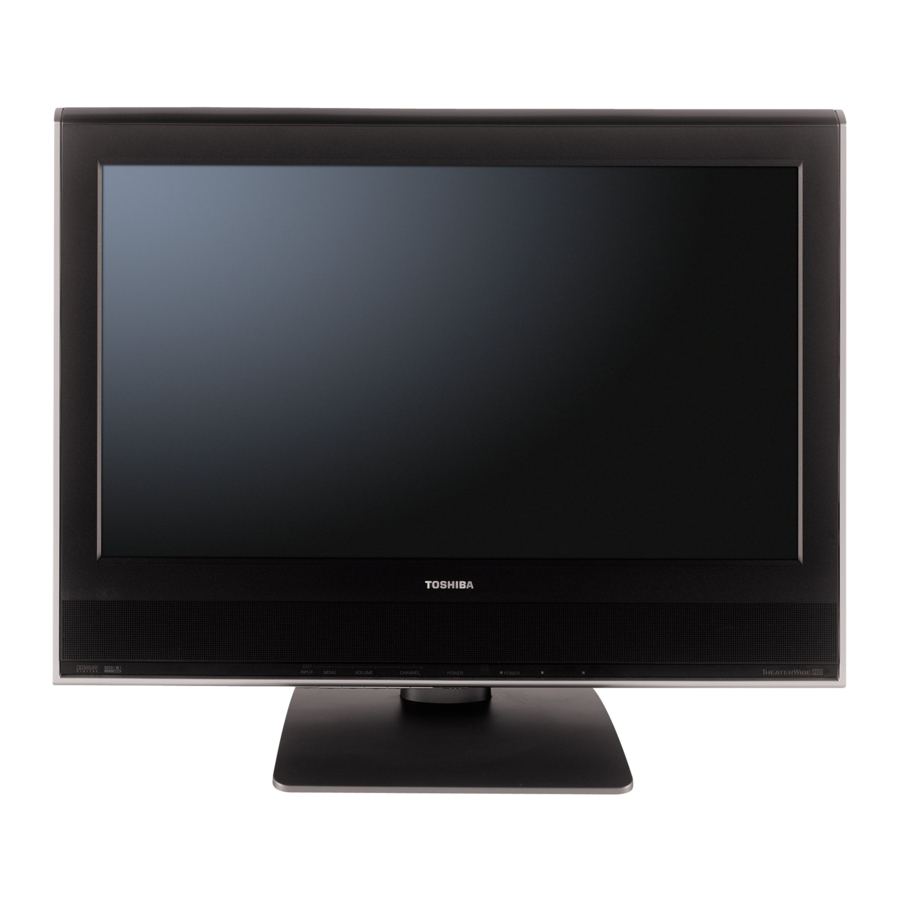 Toshiba 26HLV66 Operating Manual