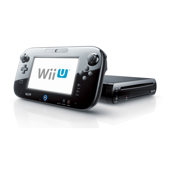 Nintendo Wii U Operation Manual