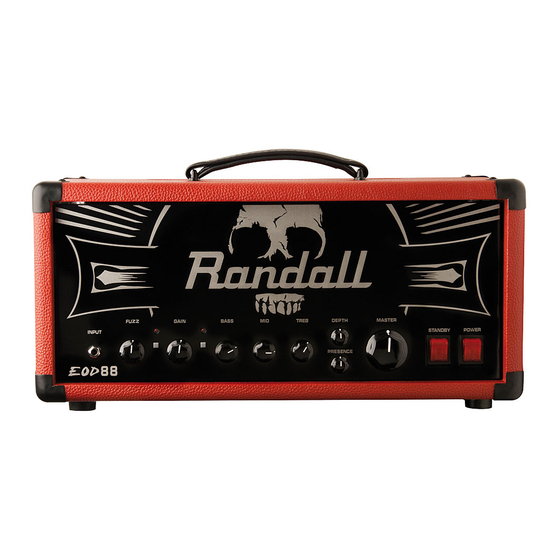 Randall EOD88 Operation Manual